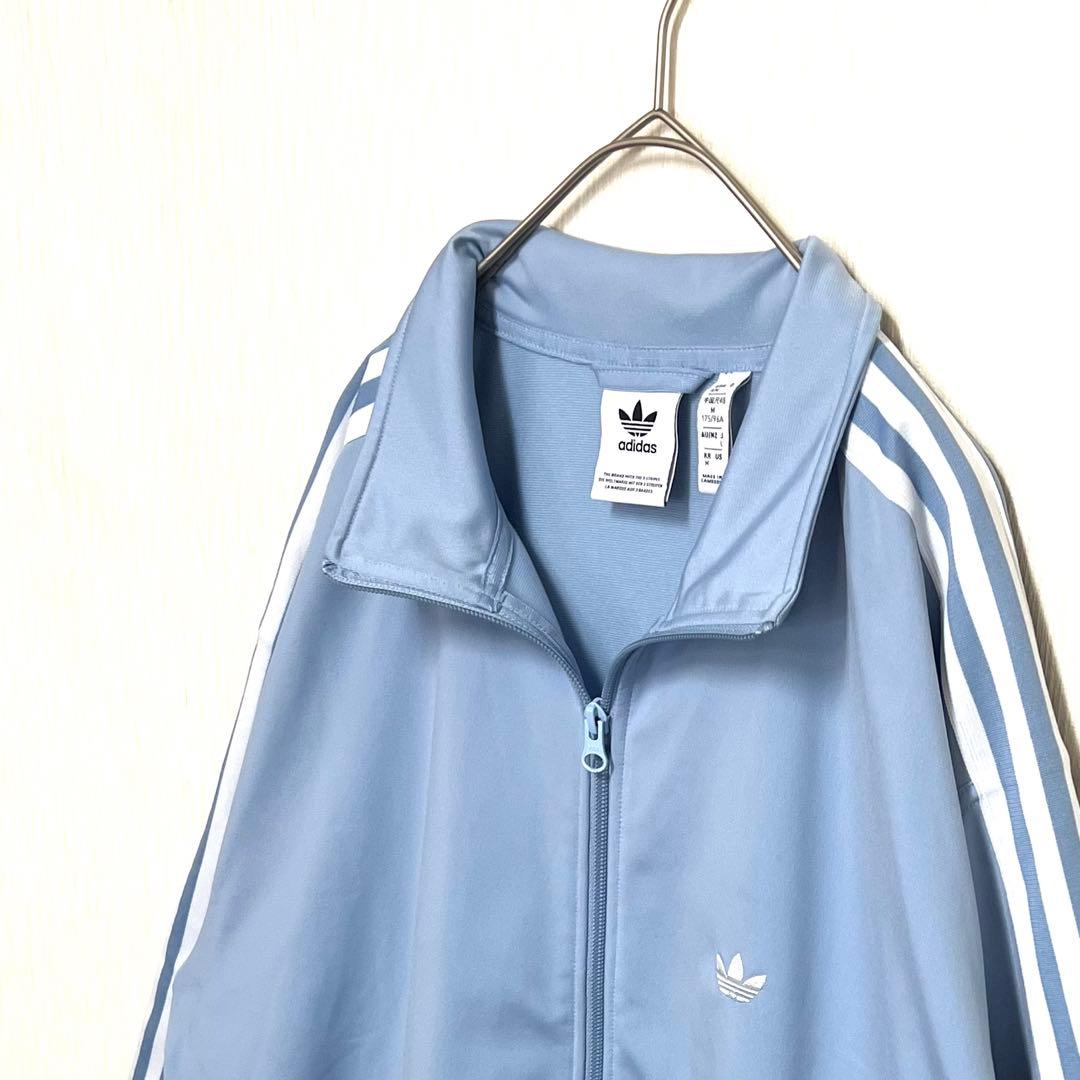 【あのちゃん着用同型同色‼️】 adidasベッケンバウアージャージ L 青 古着