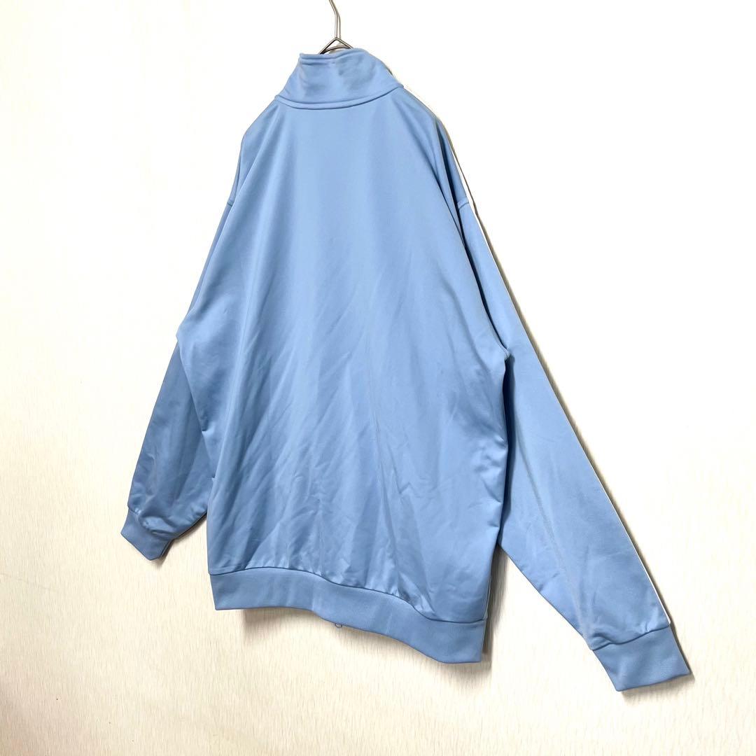 【あのちゃん着用同型同色‼️】 adidasベッケンバウアージャージ L 青 古着