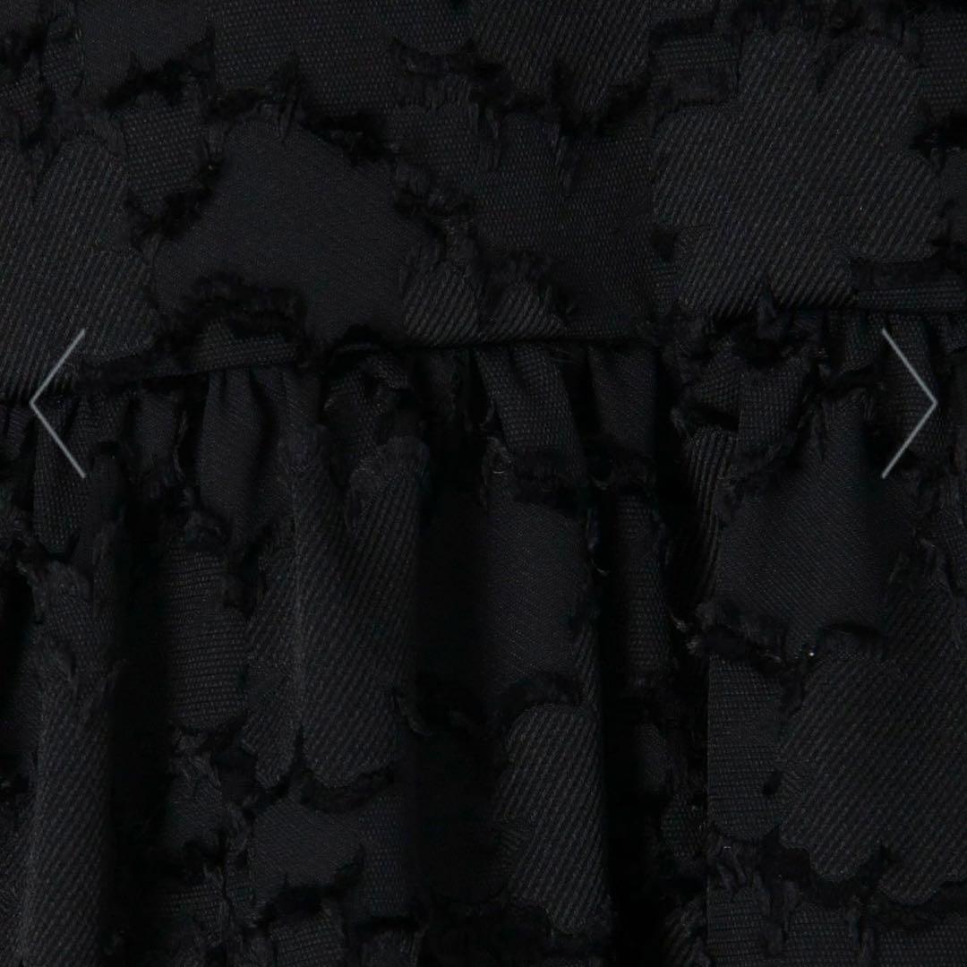 トゥモローランド　マーガレットカットジャカード ブラウス　ブラック　新品未使用