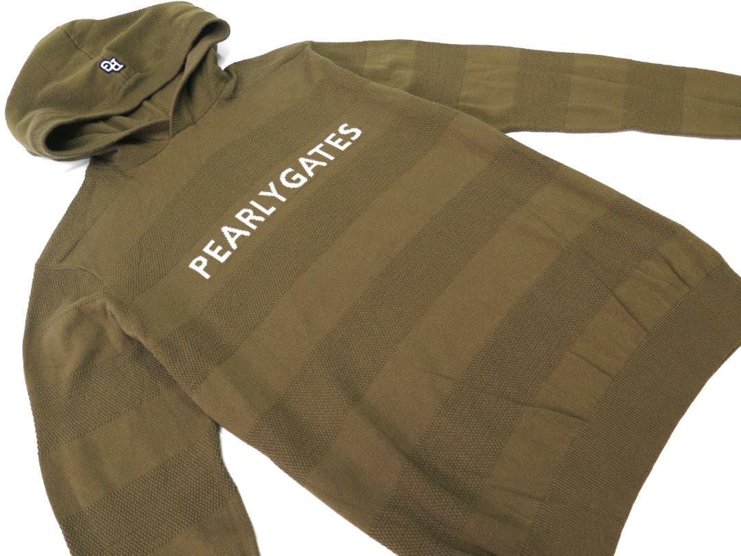 新品●パーリーゲイツ●インナーニット付き　カシミヤタッチ　ニットプルオーバー　M