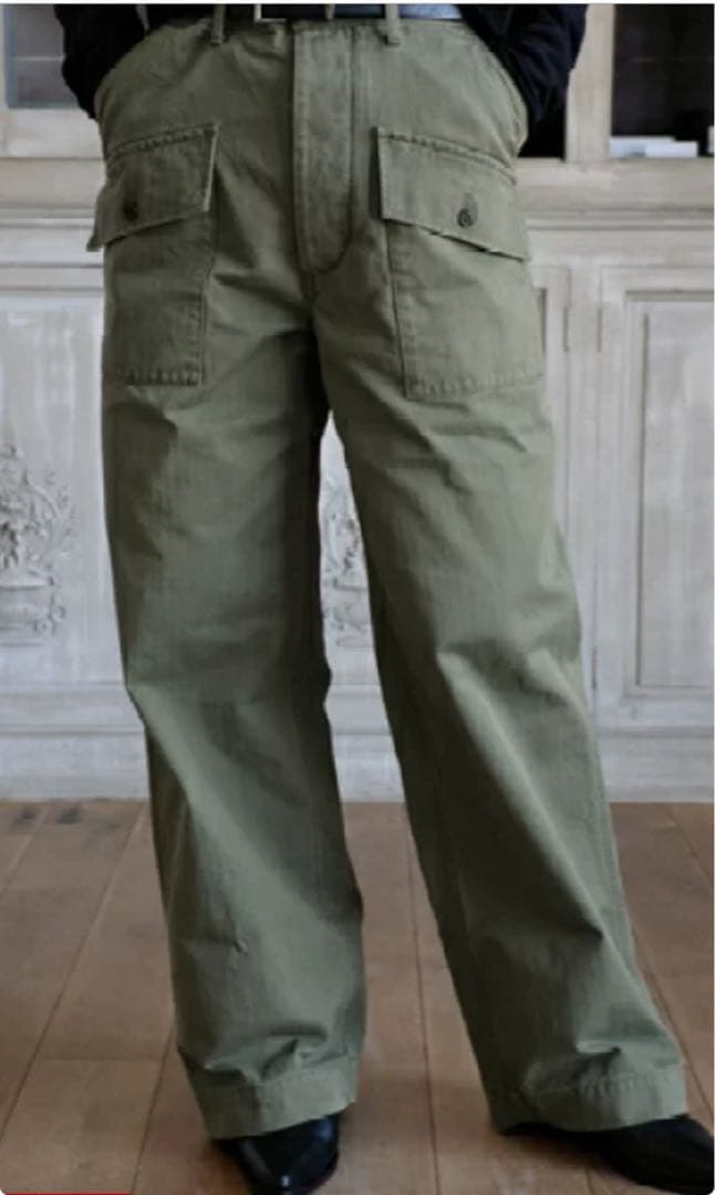 パンツ chimala HERRINGBONE US ARMY HBT TROUSERS