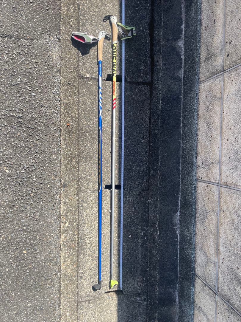 クロスカントリースキーストック2本セット
