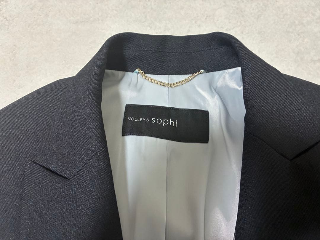 【新品・未使用】NOLLEY’S Sophi ／金ボタン／紺ブレ／Sサイズ