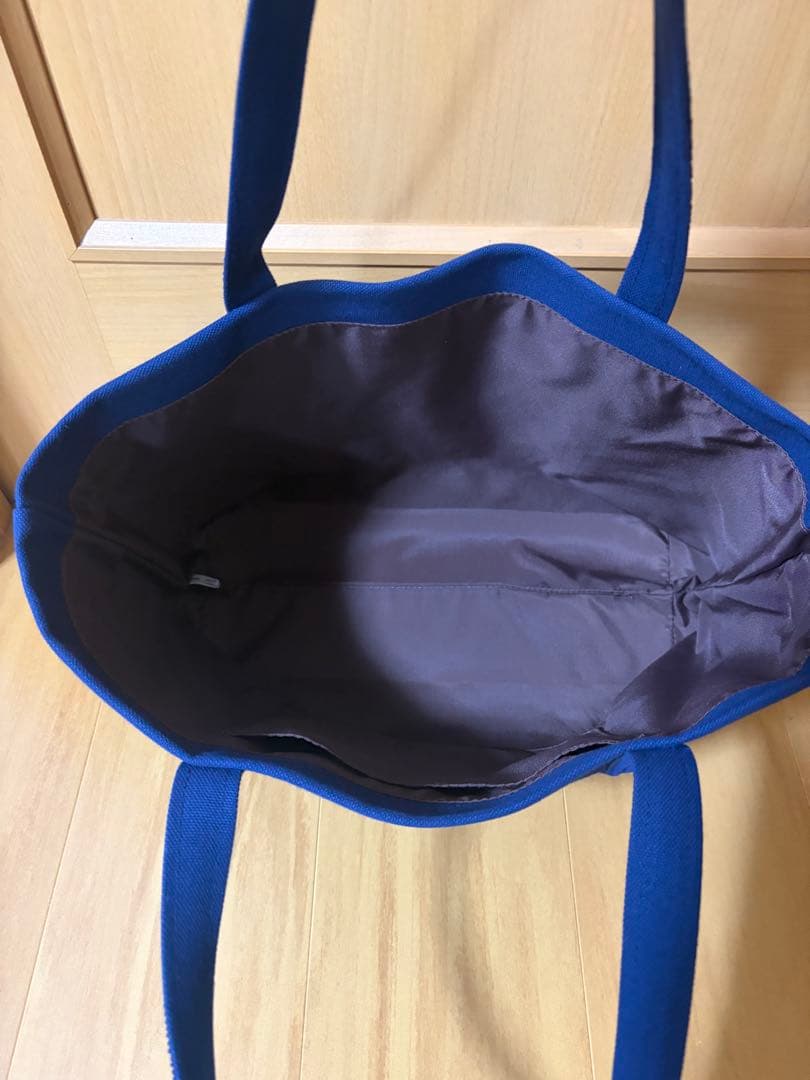 ラブラリーバイフェイラー オールドテディ ワッペン トートバッグ 紺 ネイビー