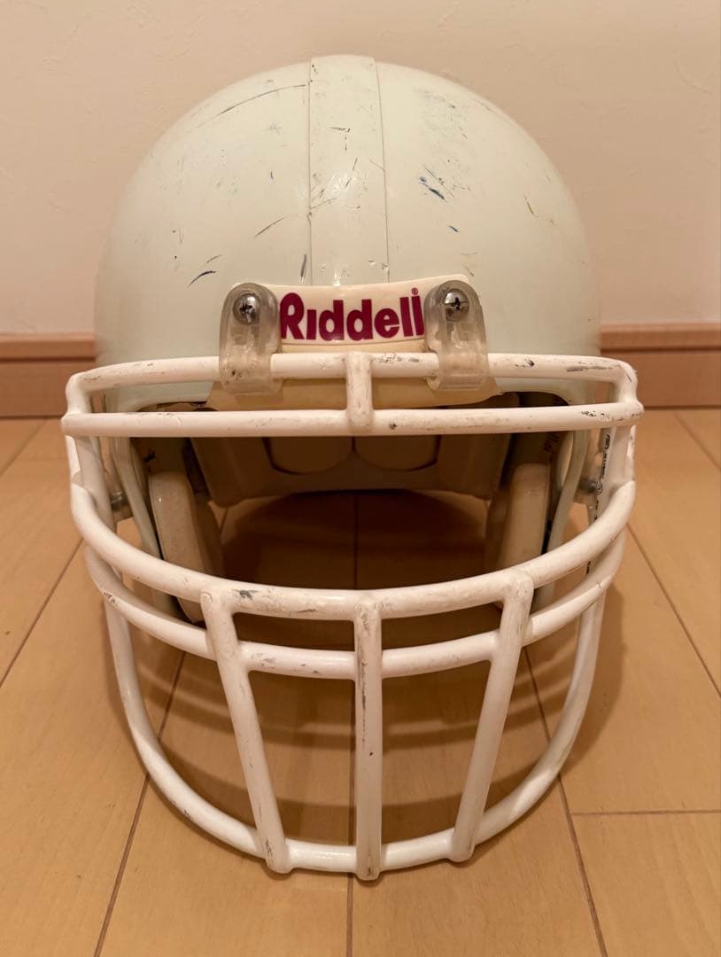 Riddell アメリカンフットボール ヘルメット ホワイト　Ｌサイズ