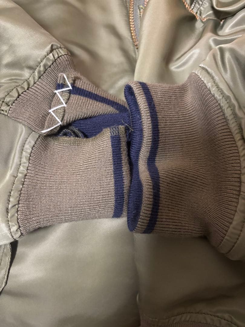 22AW kolor カラー MA-1 ボンバージャケット カーキ