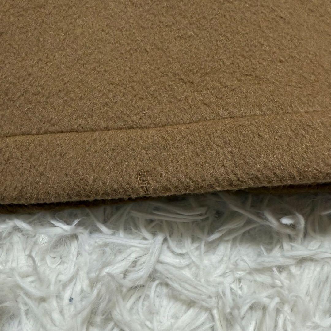 Gloverall ダッフルコート　チェック柄　英国製　キャメル色Size L