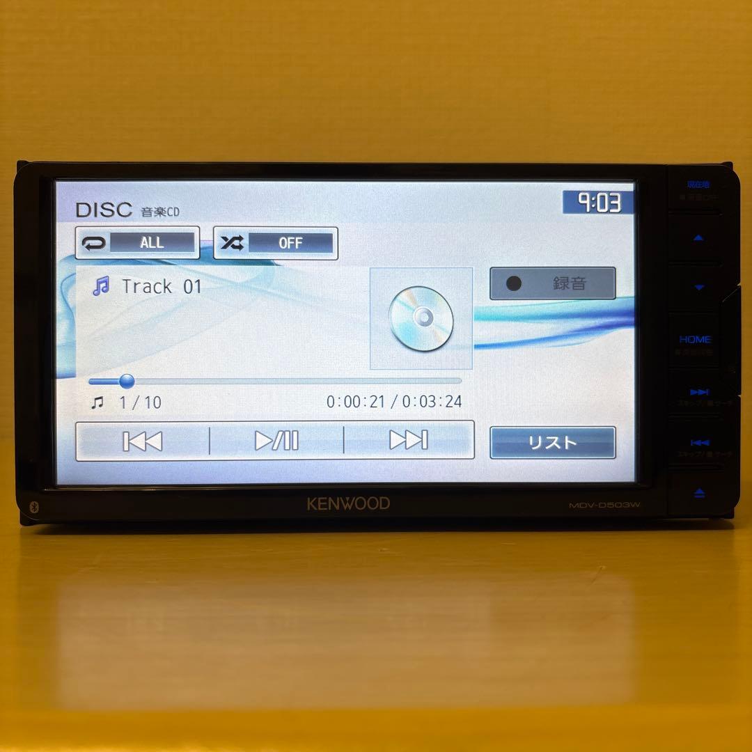 Bluetooth搭載ケンウッドフルセグナビMDV-D503W新品バックカメラ付