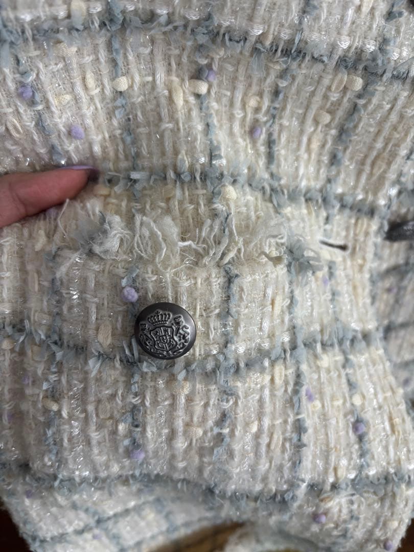 Whim Gazette LINTON ツイード ジレ CHANEL生地 高級