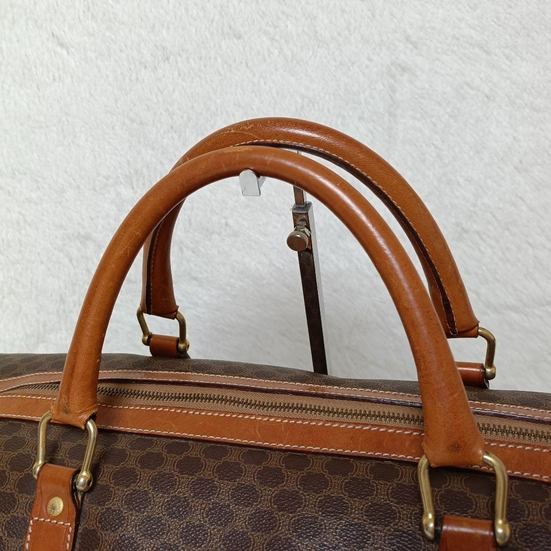 セリーヌ トリオンフ マカダム柄 ボストンバッグ 大容量 トラベルバッグ