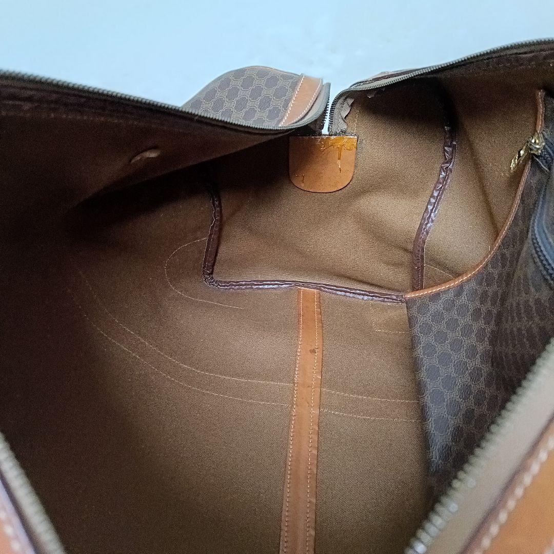 セリーヌ トリオンフ マカダム柄 ボストンバッグ 大容量 トラベルバッグ