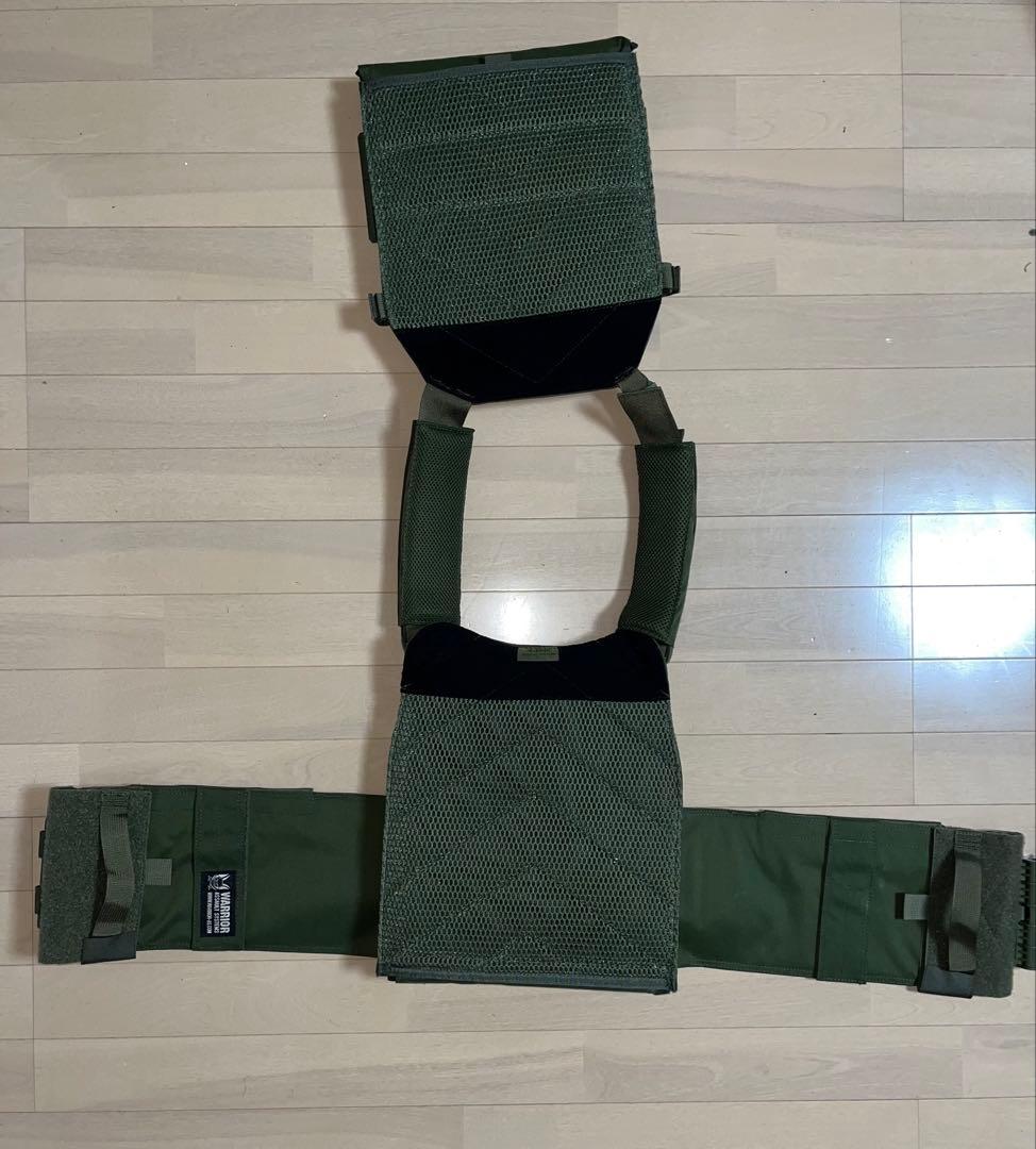 【最終値下げ】 実物 WAS製 プレートキャリアクイックリリース付 OD