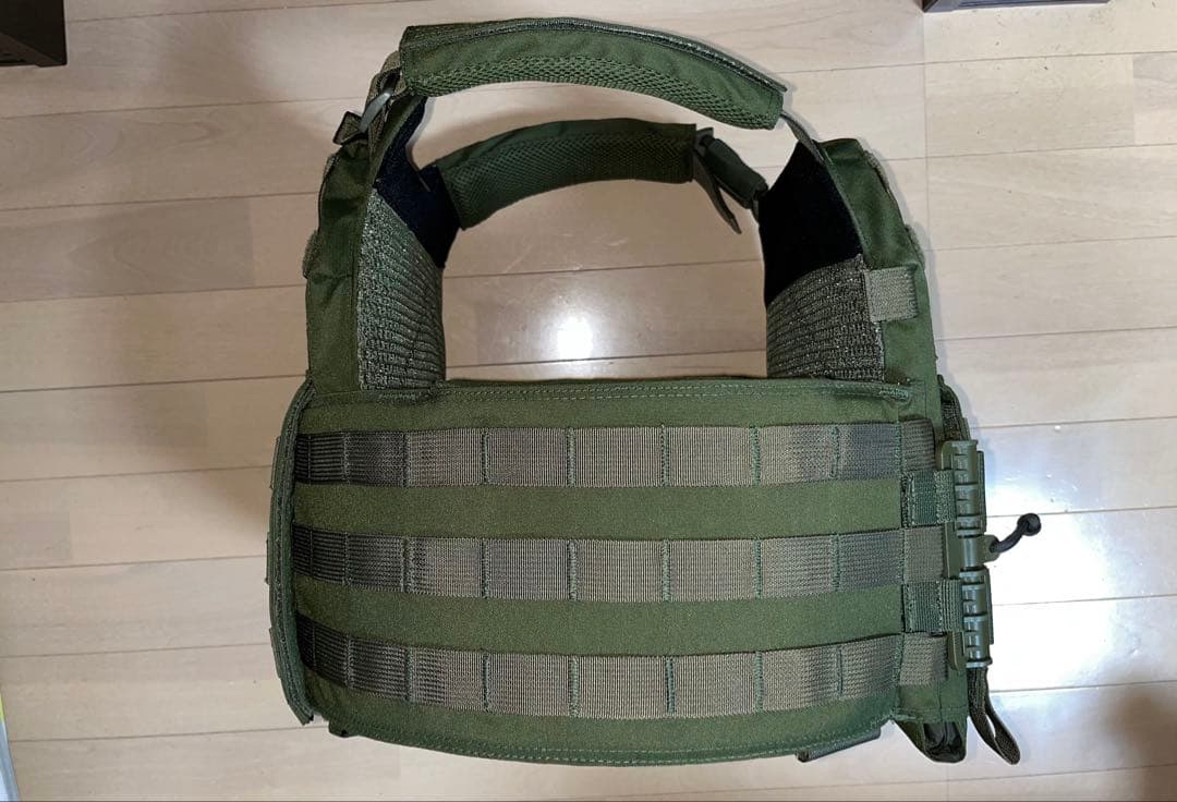 【最終値下げ】 実物 WAS製 プレートキャリアクイックリリース付 OD