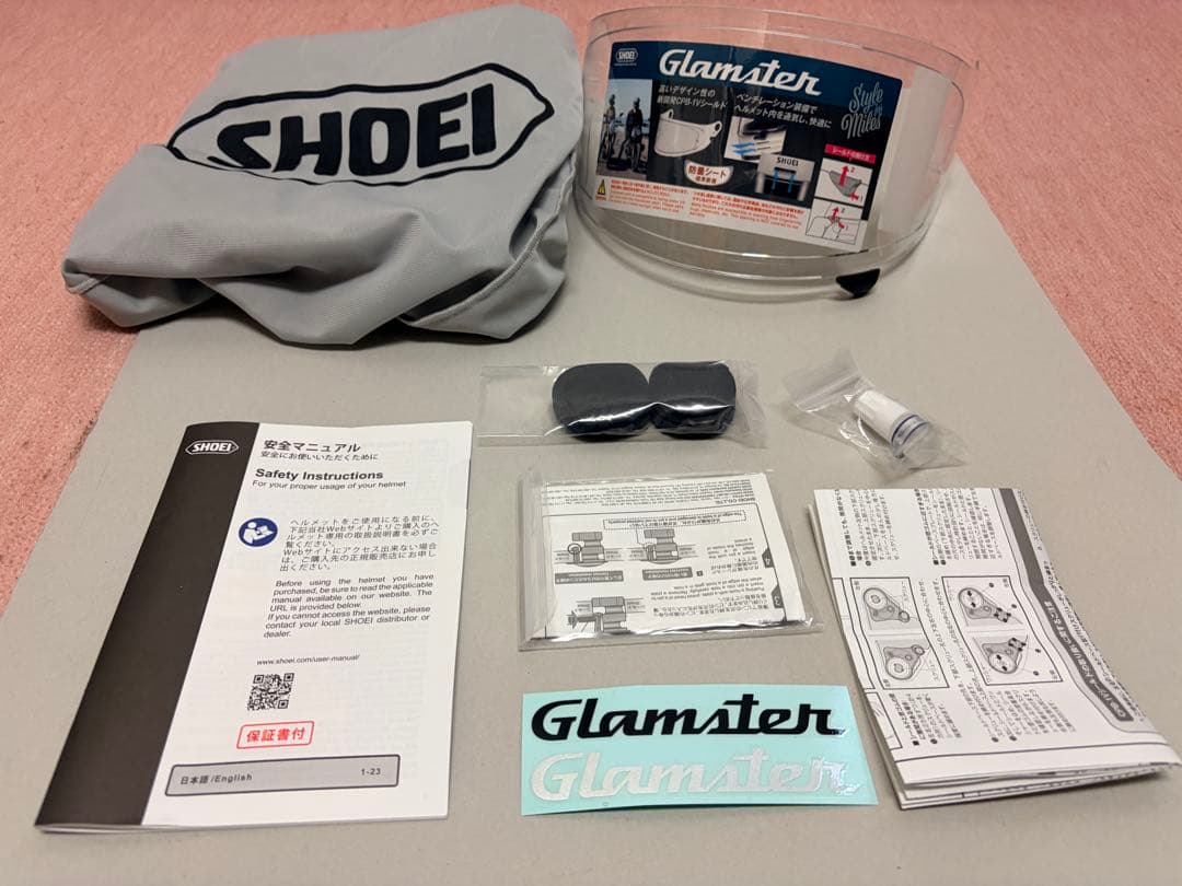 SHOEI ショウエイ GLAMSTER GLAMSTERオフホワイトXL