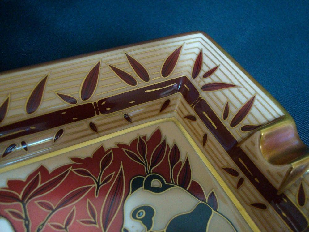 HERMES 　エルメス 　灰皿 　アッシュトレイ　パンダ