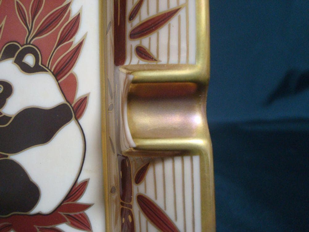 HERMES 　エルメス 　灰皿 　アッシュトレイ　パンダ