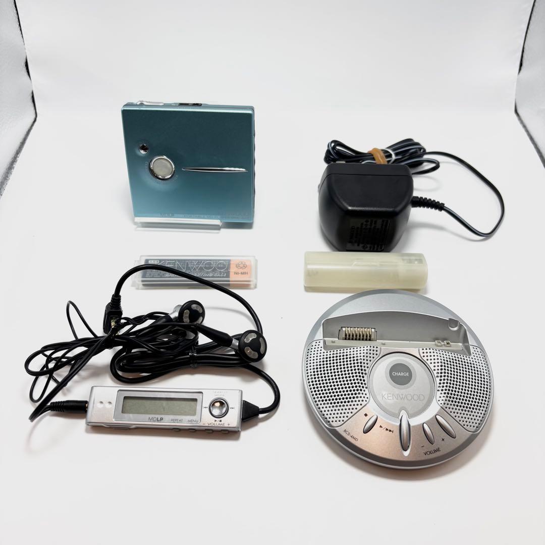 【週末限定値下げ】KENWOOD ポータブル MD プレイヤー DMC-S55