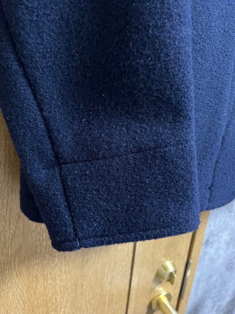 DANTON ダントン ウールモッサコート ネイビー 42