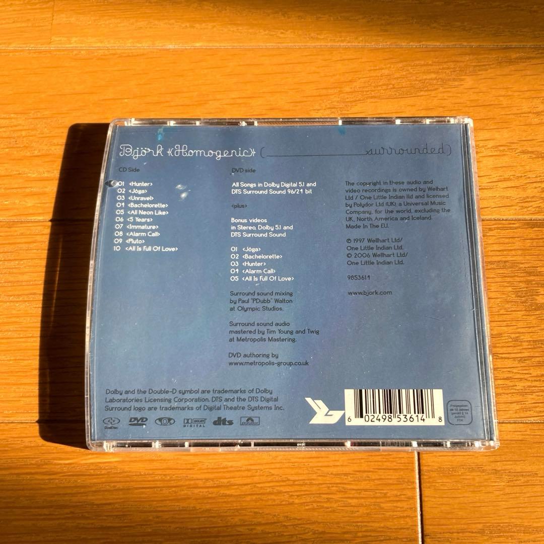 ビョーク / ホモジェニック デュアルディスク盤 CD DVD