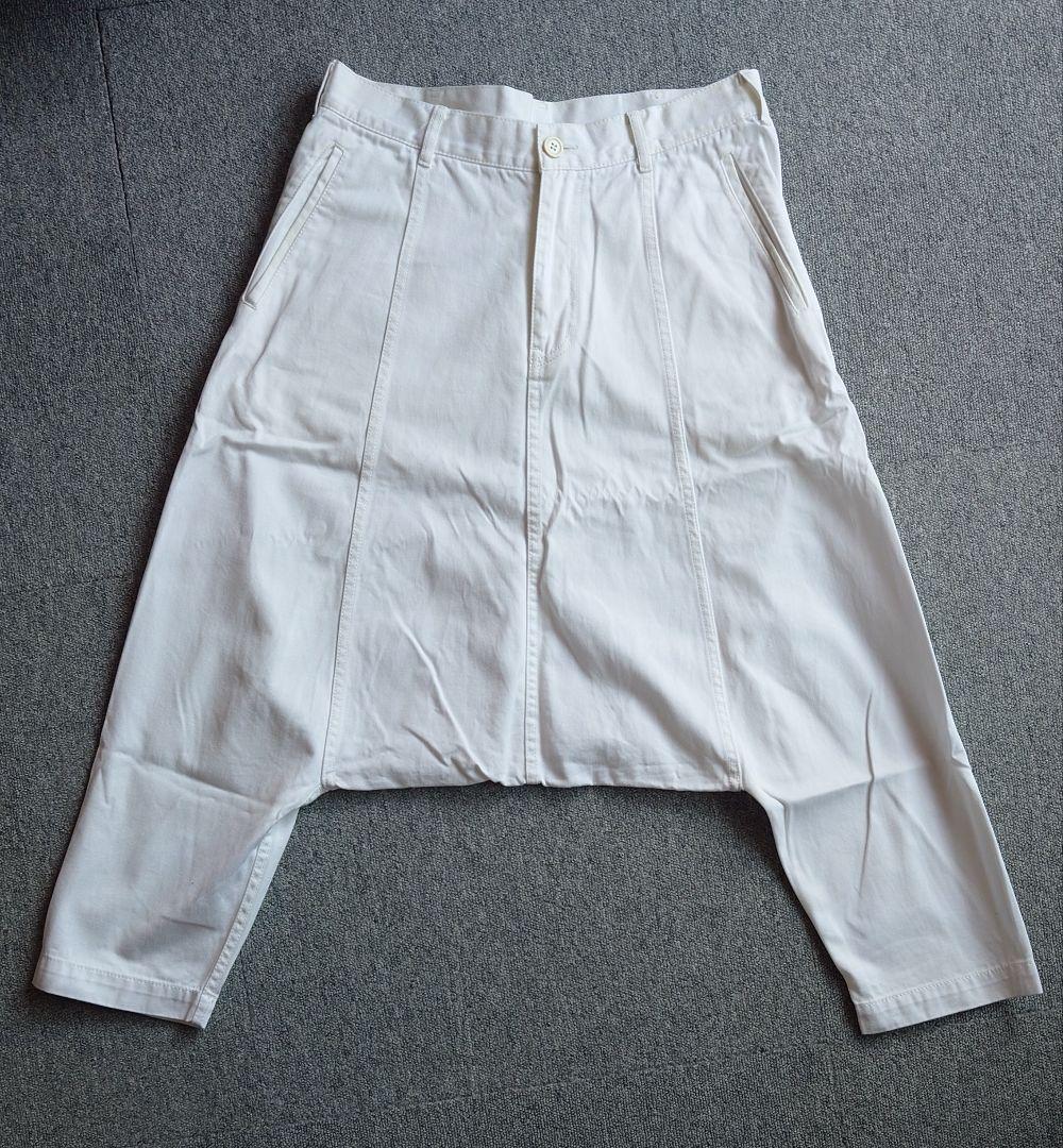 COMME des GARCONS　HOMME PLUS サルエルパンツ白色