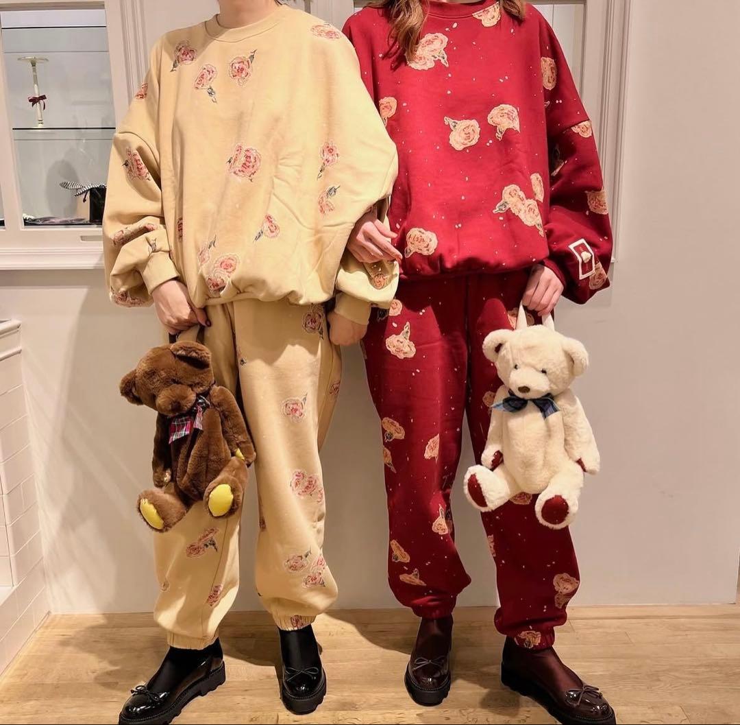 little sunny bite×PINK HOUSE コラボ　スウェット