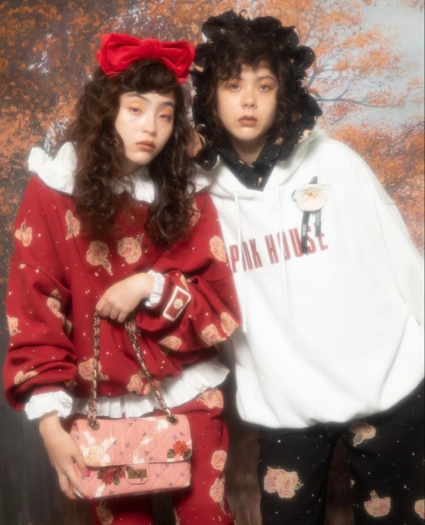 little sunny bite×PINK HOUSE コラボ　スウェット