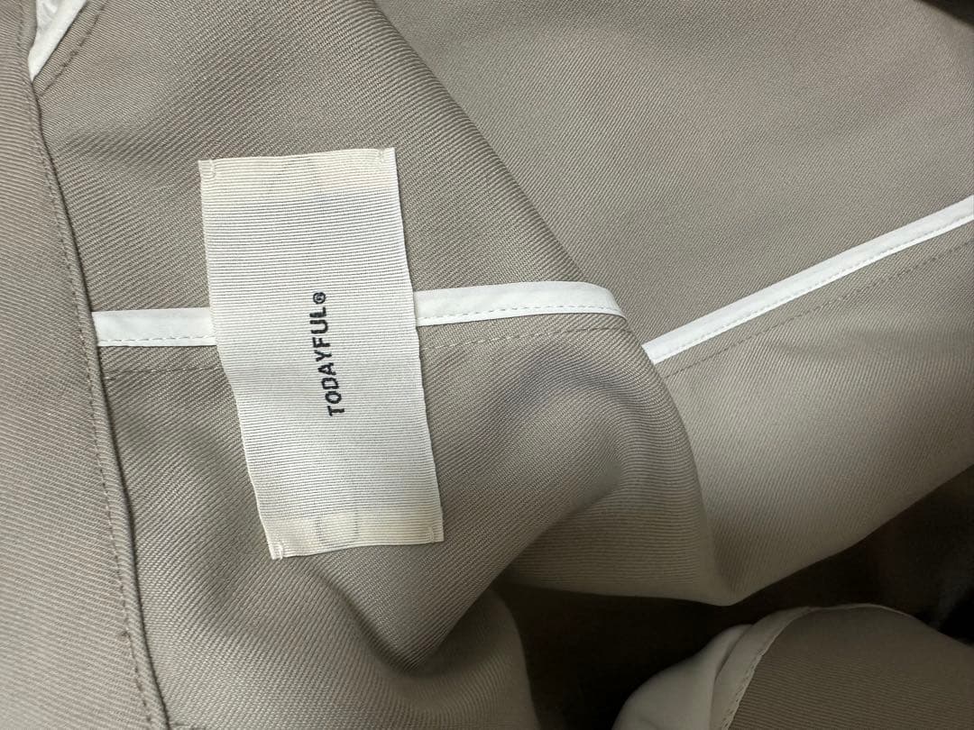 TODAYFUL トゥデイフル スタンドカラートレンチコート オートミール