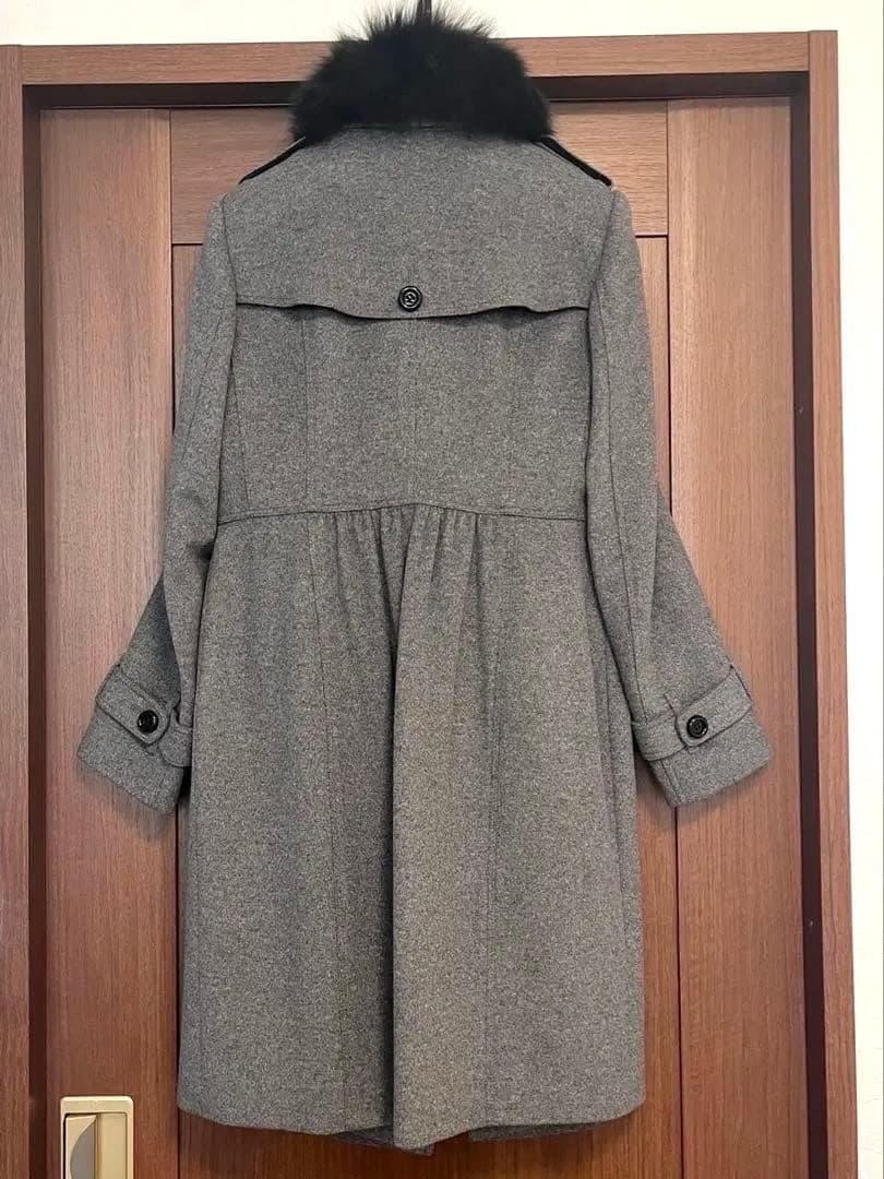 うめこのぱっぱ★バーバリーロンドン カシミヤ混 ウール ロングコート