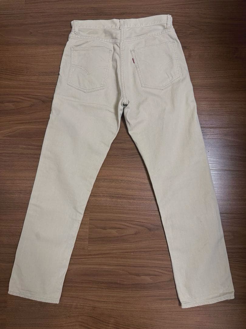 60s〜LEVI'S 911B ピケ BigE パンツ ボタン裏V