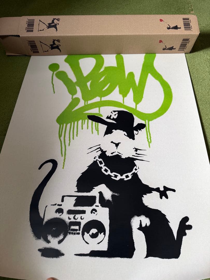 Banksy「Gangsta Rat」　ポスター