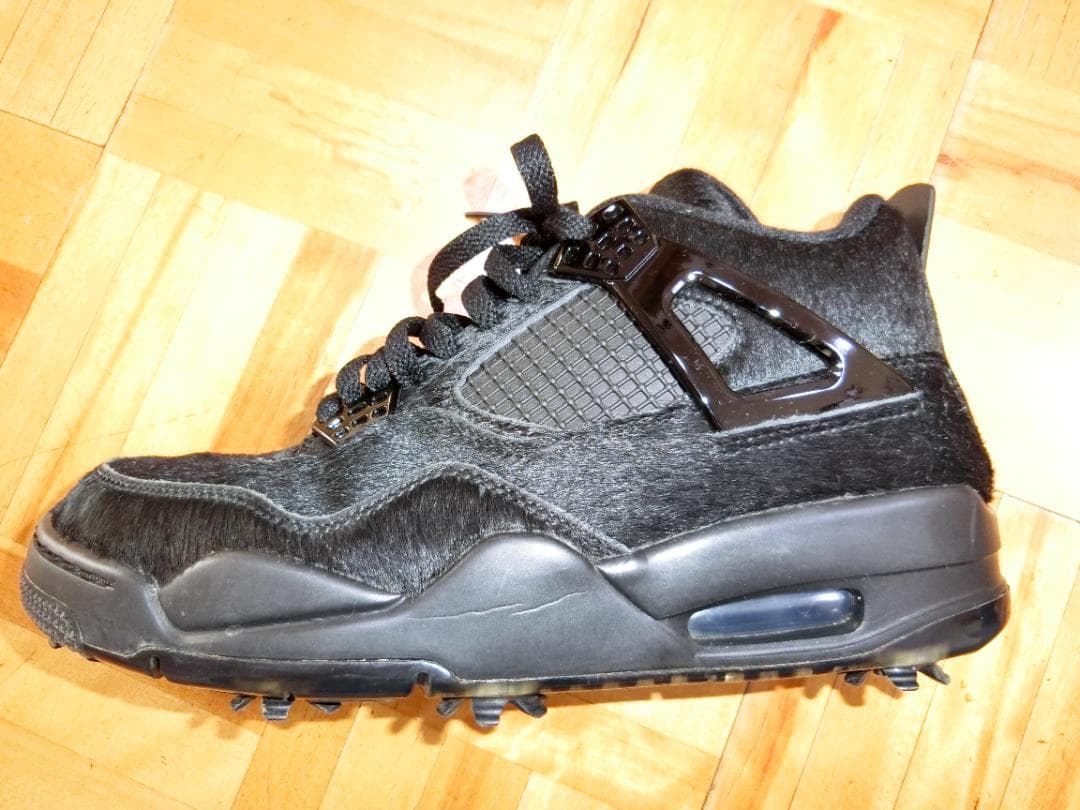 エア ジョーダン 4 BLACK CAT GOLFスニーカーシューズ