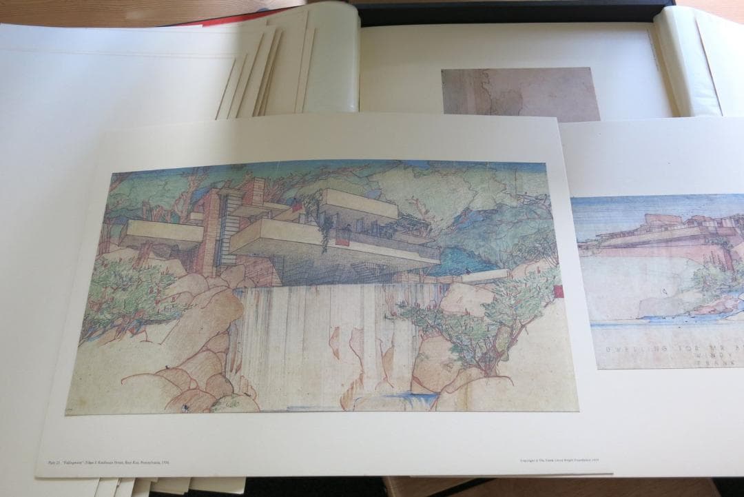 フランク・ロイド・ライト建築透視図集 ポートフォリオ 限定480部 箱付
