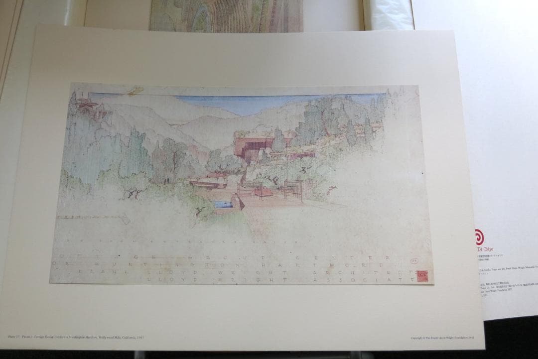 フランク・ロイド・ライト建築透視図集 ポートフォリオ 限定480部 箱付