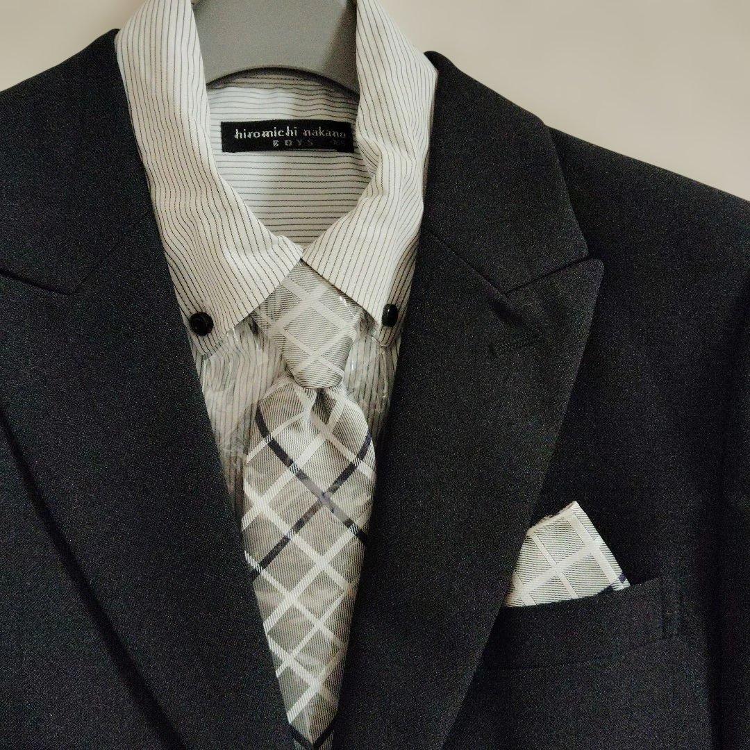 希少　新品タグ付　ヒロミチナカノ　男子　卒業式　キッズスーツ　165cm②