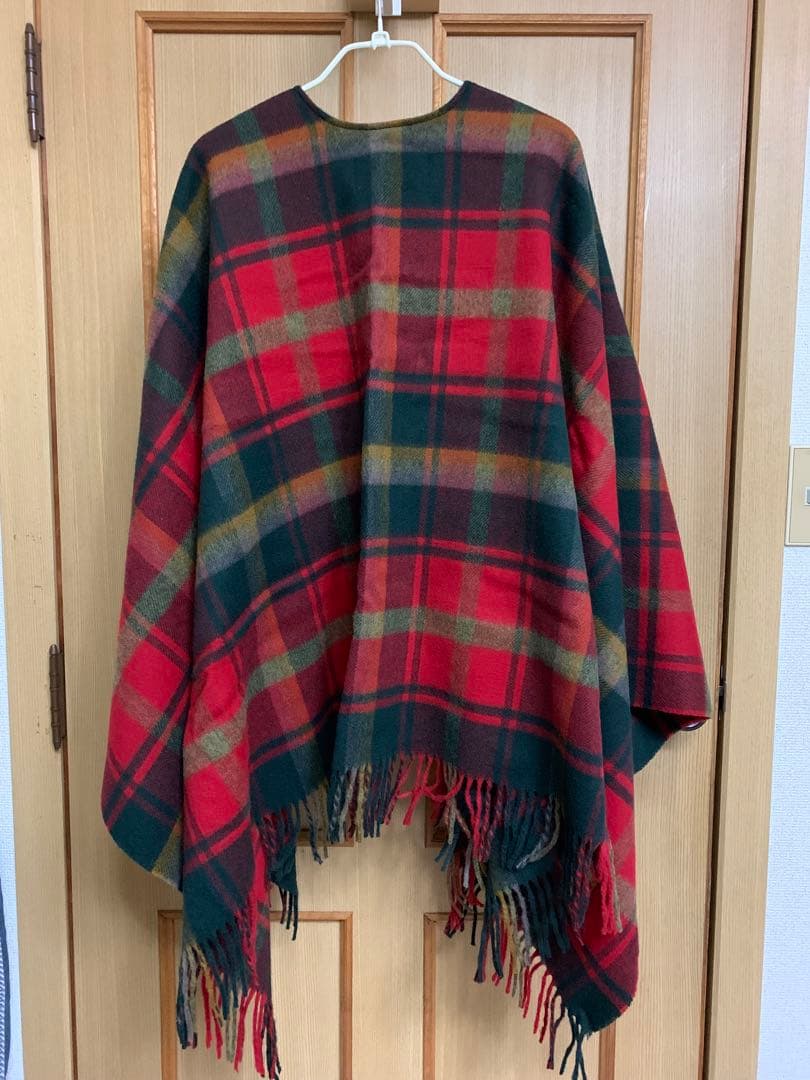 23区Abraham Moon ラムウール ポンチョ ストール