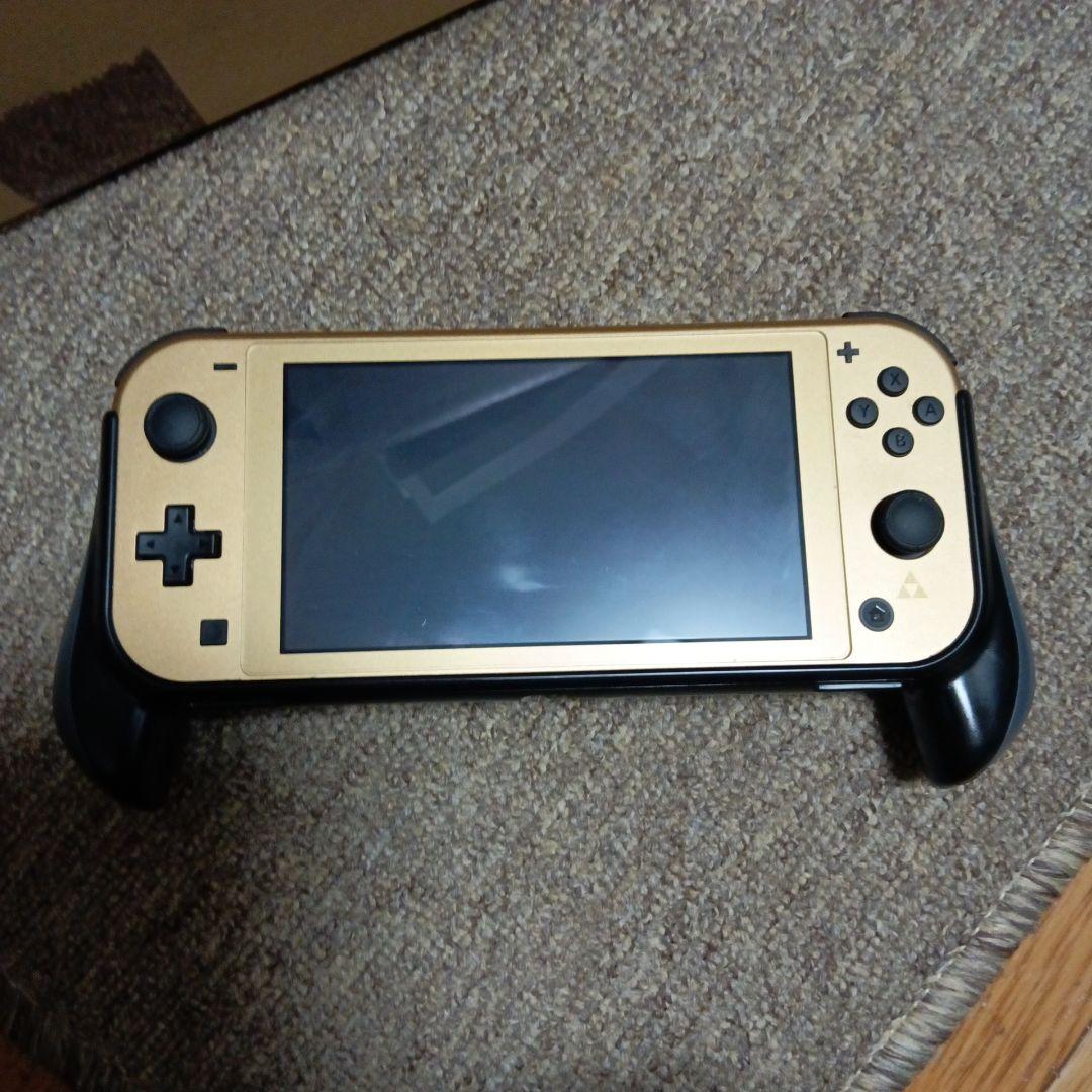 【美品】 Switch Lite ハイラルエディション グリップケース付き