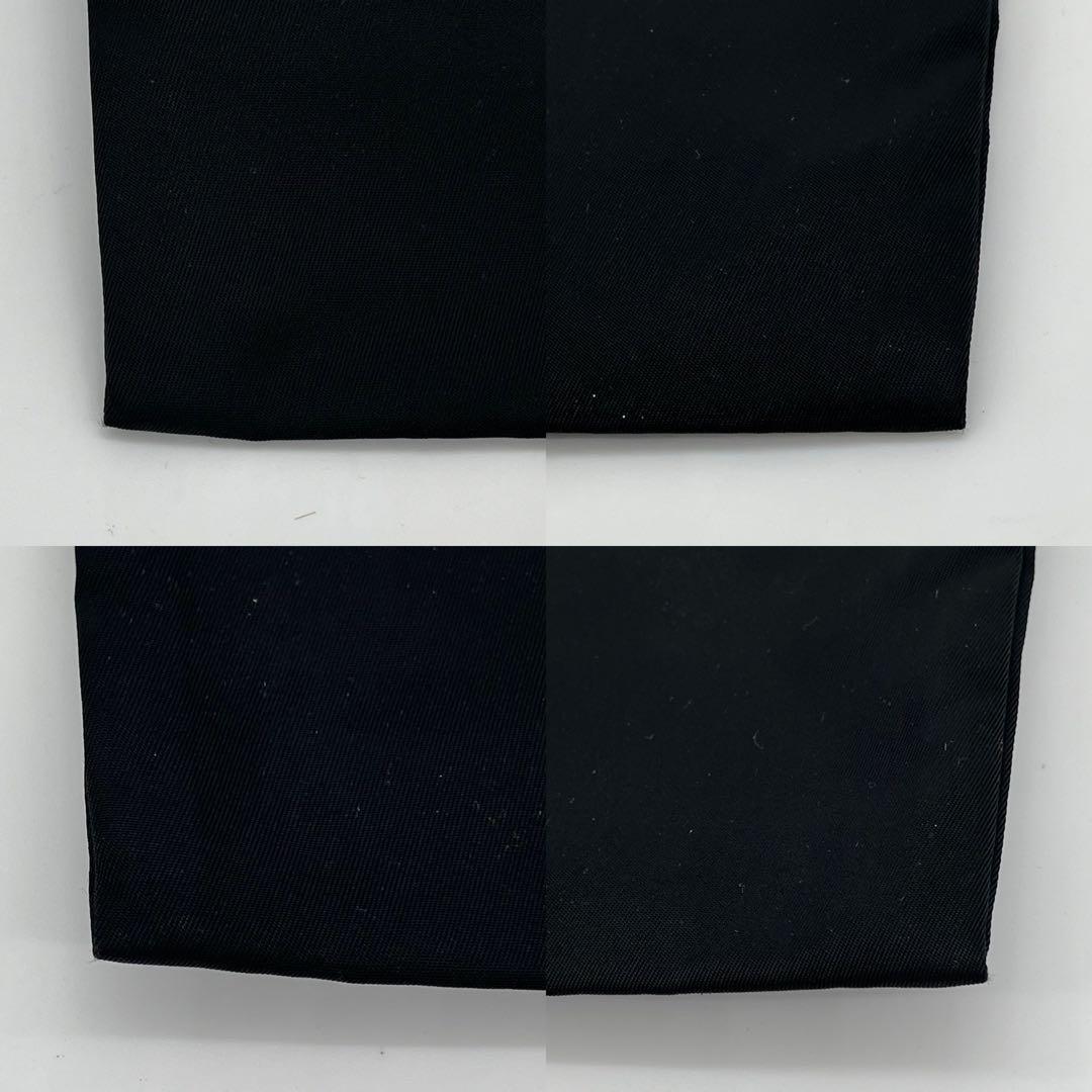 PRADA ミニショルダーバッグ サコッシュ 斜めがけ 三角ロゴ 黒 ナイロン