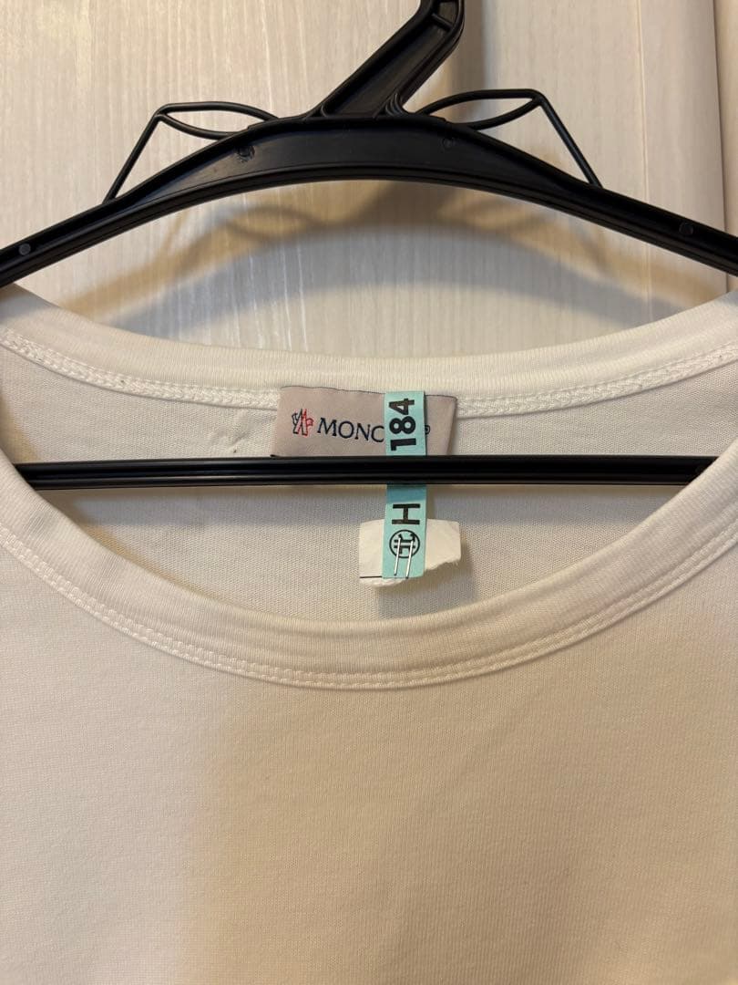 MONCLER モンクレール ロゴ刺繍プリント クルーネック 長袖カットソー L