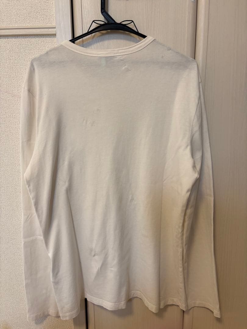 MONCLER モンクレール ロゴ刺繍プリント クルーネック 長袖カットソー L