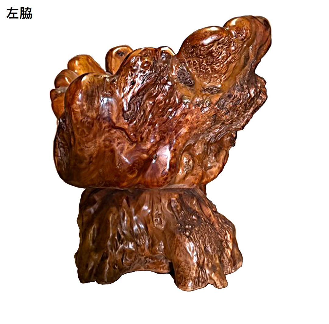 【SALE 入手困難 定価42万】高級木製イス・回転式　アンティーク⑬