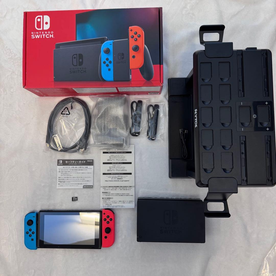 NintendoSwitch バッテリー強化版 本体 あらいさんケース付