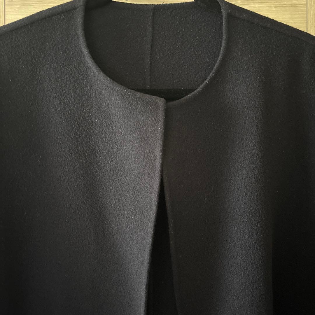 定価¥117.700 ドゥーズィエムクラスCINOH 紺色ウールカシミヤコート