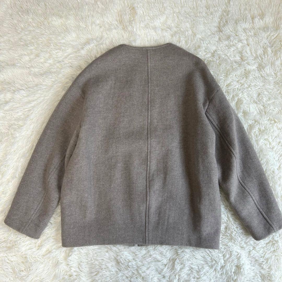 ✨美品✨大人気 ノーブル MTRカラーレスジップショートコート 近年モデル 38