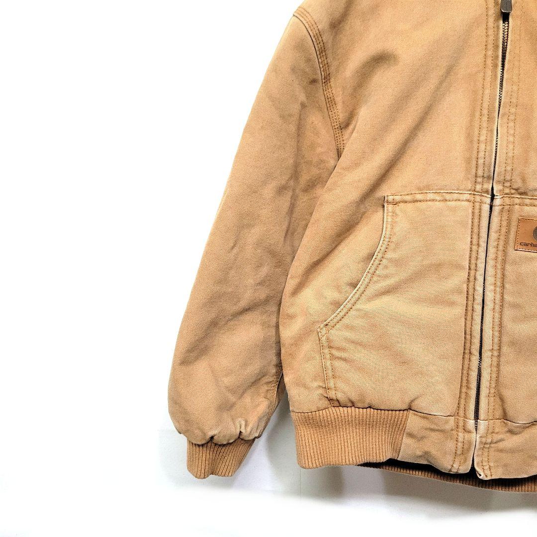 希少 Carhartt アクティブジャケット ダックパーカー kids キャメル