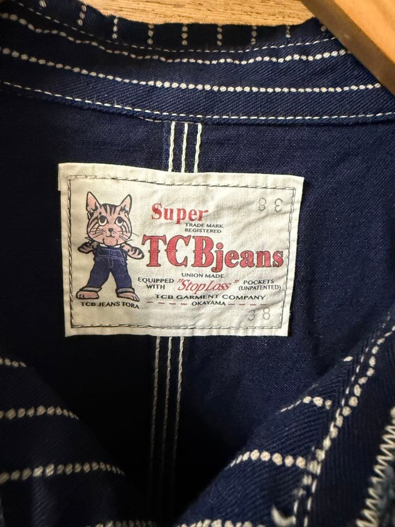 TCB jeans ウォバッシュカバーオール 38 サイズ
