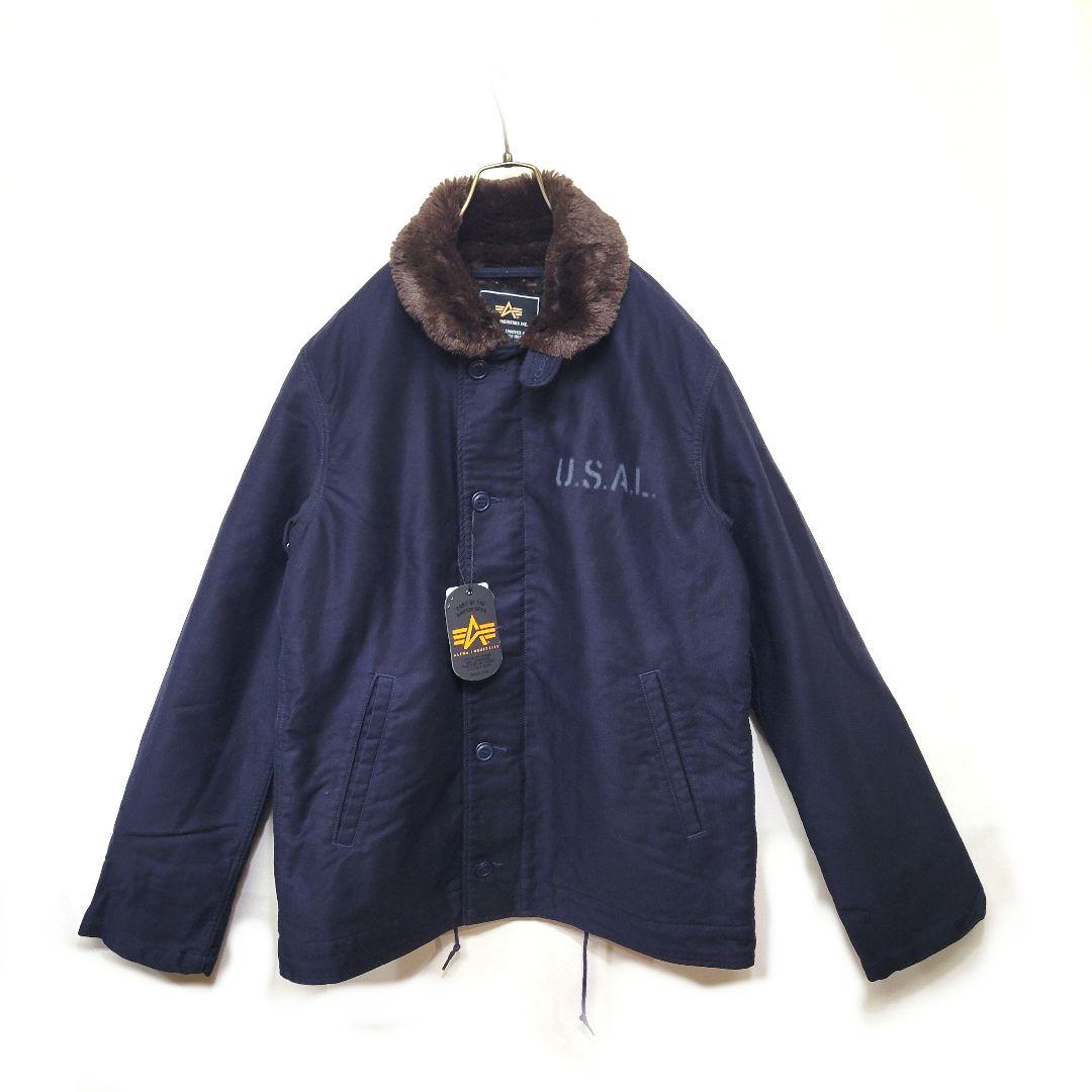 ALPHA INDUSTRIES N-1 アルファ デッキジャケット ステンシル