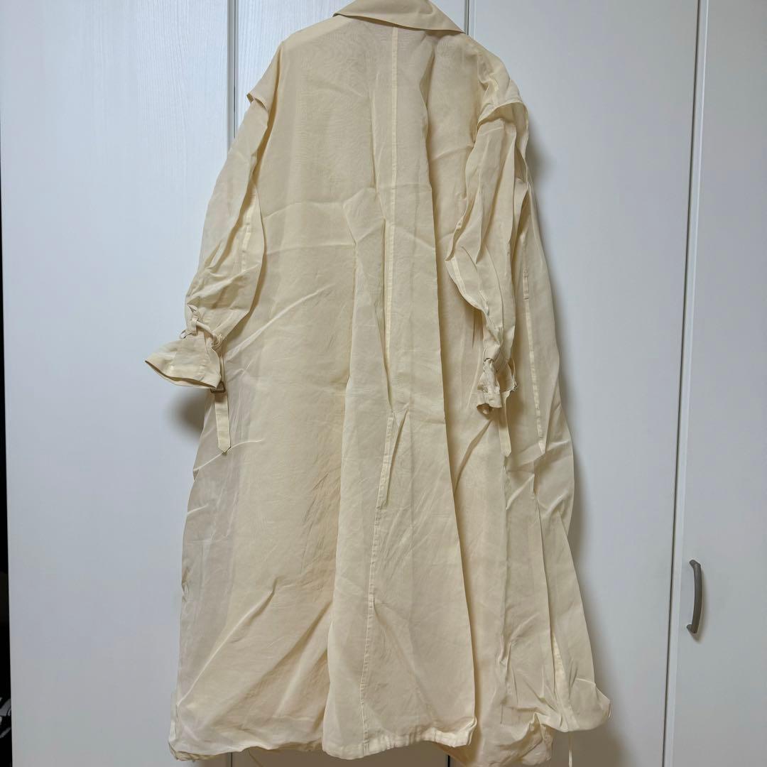 TENNE HANDCRAFTED MODERN オーガンジー　ロングコート