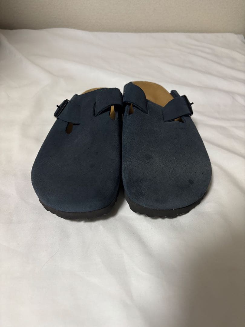 ビルケンシュトック ボストン スウェードレザー［ネイビー］41 26.5センチ