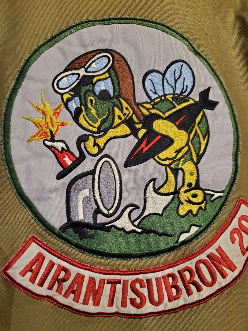 バズリクソンズ N-1 デッキジャケット ワッペン M品番 Lサイズ