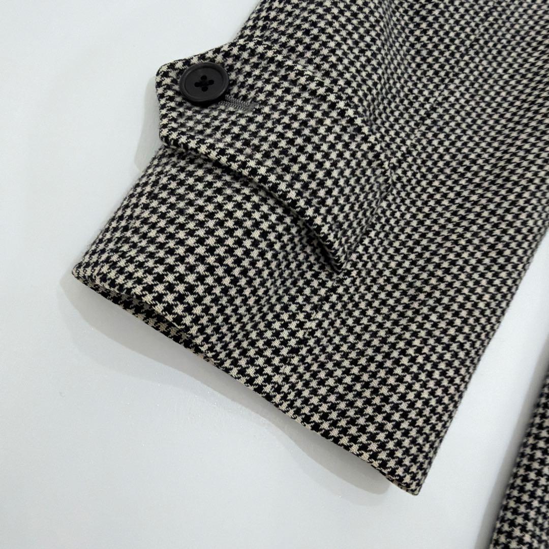 【美品】ポールスミスロンドン ウールコート XL チェック柄 ストライプ